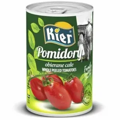 Pomidory Obierane Całe 400 g - Kier