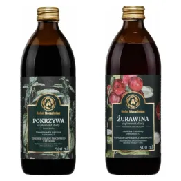 Pokrzywa 500 ml  + Żurawina 500 ml - Herbal Monasterium