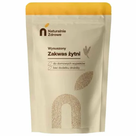 Zakwas Żytni Wysuszony 200 g - Naturalnie Zdrowe