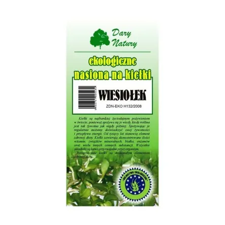 Wiesiołek Eko Nasiona Na Kiełki 30 G Dary Natury