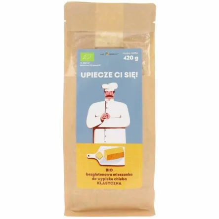 Mieszanka Chleba Bezglutenowa Klasyczna BIO 420 g - Pięć Przemian