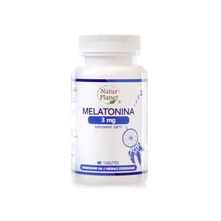 Melatonina 3 mg 60 Tabletek Suplement Diety Natur Planet
