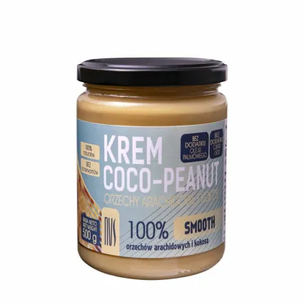 Krem Arachidowo - Kokosowy Smooth 500 g - Novitum