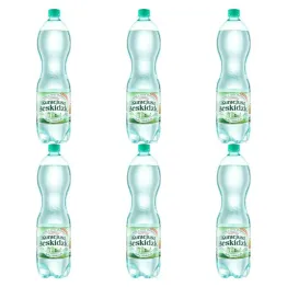 6 x Woda Źródlana Gazowana Wysokonasycona CO2 1,5 l - Kuracjusz Beskidzki