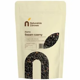 Sezam Czarny Niełuskany 100 g - Naturalnie Zdrowe