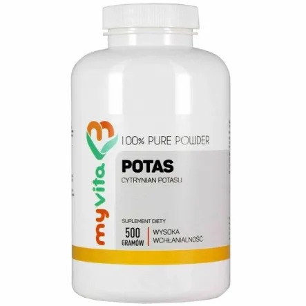 Potas (Cytrynian Potasu) 500 g - MyVita