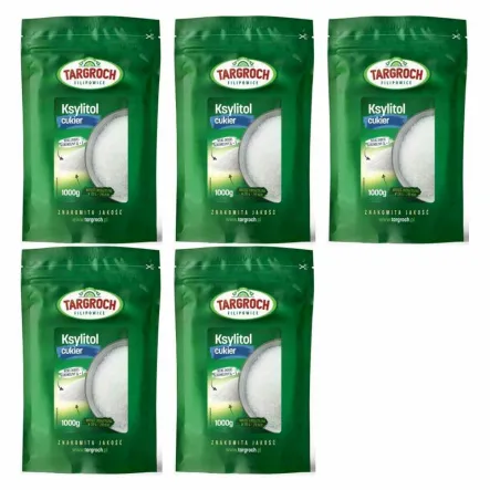Zestaw 5 x Ksylitol Danisco Fiński 1 kg Targroch