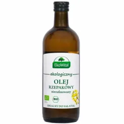 Olej Rzepakowy Tłoczony na Zimno Nierafinowany BIO 1 l - EkoWital