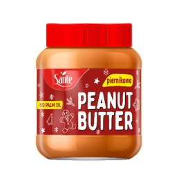 Krem Orzechowy Peanut Butter Piernikowe 350 g Sante