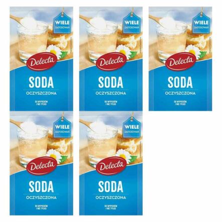 5 x Soda Oczyszczona 70 g - Delecta
