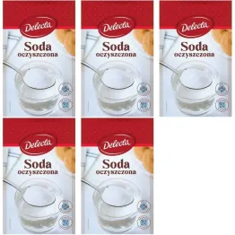 5 x Soda Oczyszczona 70 g - Delecta