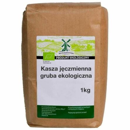 Kasza Jęczmienna Gruba EKO 1 kg - Młyn Kopytowa