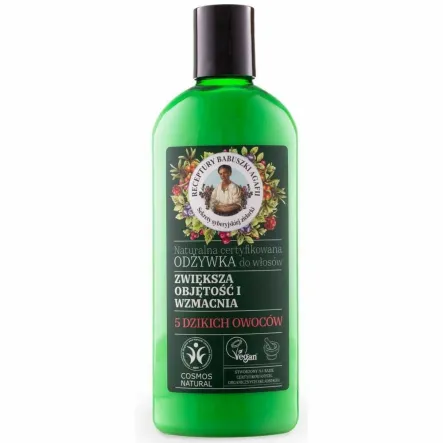 Naturalna Odżywka Do Włosów Wzmocnienie i Objętość 260 ml  - Receptury Babuszki Agafii