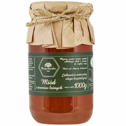 Miód z Terenów Leśnych Nektarowo - Spadziowy 1 kg - Miody Dworskie