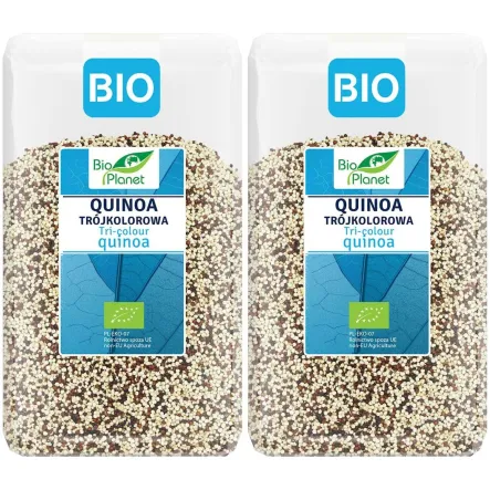 2 x Quinoa Trójkolorowa (Komosa Ryżowa) Bio 1 kg - Bio Planet