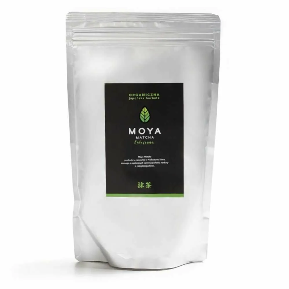 Matcha Codzienna Oryginalna Japońska Herbata BIO 250 g - Moya - Wyprzedaż