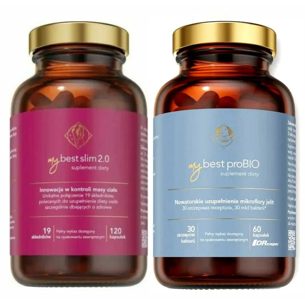 My BestSlim 2.0 - 120 Kapsułek MyBestPharm - My Best Slim + My Best ...