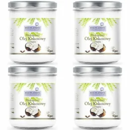 4 x Olej Kokosowy Nierafinowany Virgin Bio 400 ml - Bio Planete