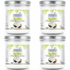 4 x Olej Kokosowy Nierafinowany Virgin Bio 400 ml - Bio Planete