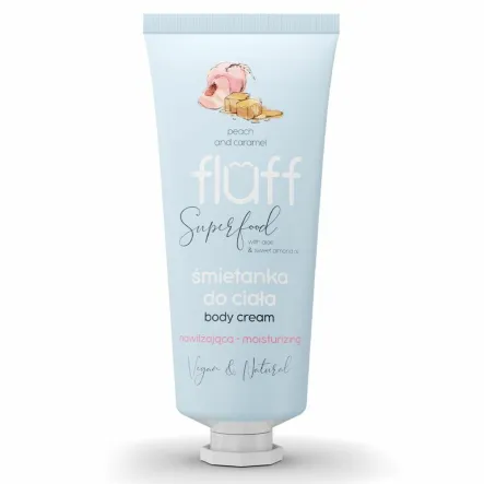 Śmietanka do Ciała Brzoskwinia i Karmel 150 ml - Fluff