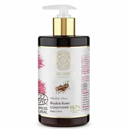 Odżywka do Włosów Farbowanych Eko 480 ml Flora Siberica - Wyprzedaż