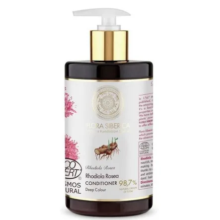 Odżywka do Włosów Farbowanych Eko 480 ml Flora Siberica - Wyprzedaż