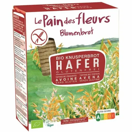 Pieczywo Chrupkie Owsiane Bezglutenowe Bio 150 g - Le Pain Des Fleurs
