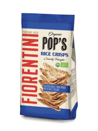 Chrupki Ryżowe Piramidki z Solą Morską Bezglutenowe Bio 100 g - Fiorentini