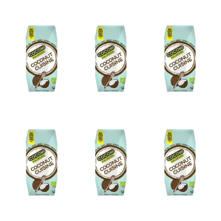 6 x Napój Kokosowy (17% Tłuszczu) Bio 330 ml Cocomi