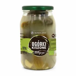 Ogórki Kiszone Małosolne Bio 820 G - Runoland