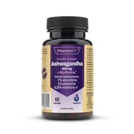 Ashwagandha 400 mg + BioPerine 60 Kaps Pharmovit