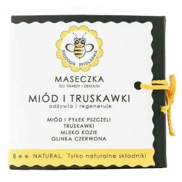 Maseczka do Twarzy Miód i Truskawki 25 g - Miodowa Mydlarnia