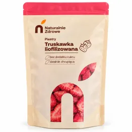 Truskawka Liofilizowana Plastry 100 g - Naturalnie Zdrowe