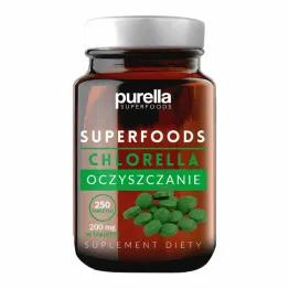 Superfoods Chlorella Oczyszczanie 250 Tabletek - Purella