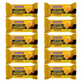 10 x Sezamki z Miodem 27 g Bio - NaturAvena