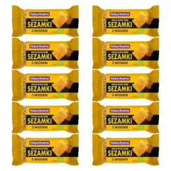 10 x Sezamki z Miodem 27 g Bio - NaturAvena