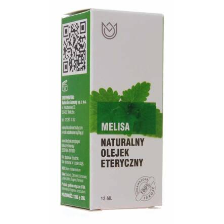 Naturalny Olejek Eteryczny Melisa 12 ml - Naturalne Aromaty