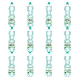 12 x Woda Źródlana Gazowana Wysokonasycona CO2 1,5 l - Kuracjusz Beskidzki