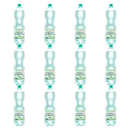 12 x Woda Źródlana Gazowana Wysokonasycona CO2 1,5 l - Kuracjusz Beskidzki