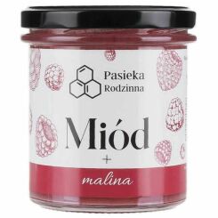 Miód z Maliną 410 g - Pasieka Rodzinna