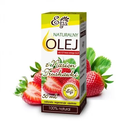 Olej z Nasion Truskawki 50 ml ETJA - Olejek Truskawkowy z Pestek Truskawki