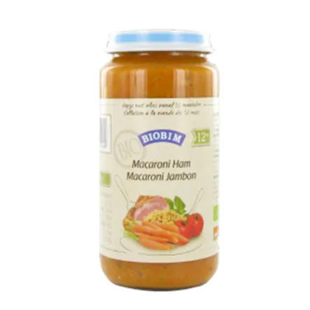 Danie Dla Niemowląt Makaron z Szynką Powyżej 12 miesiąca Bio 250 G Biobim - Wyprzedaż