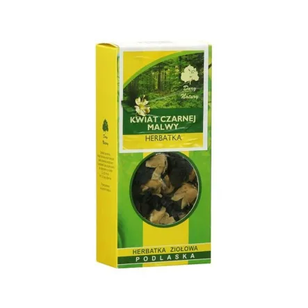 Kwiat Czarnej Malwy Podlaska Herbatka Ziołowa 25G Dary Natury