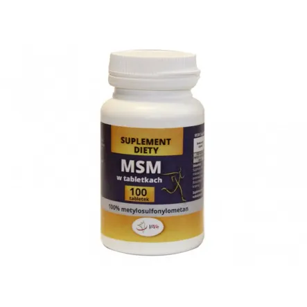 MSM Tabletki 100 tabletek - VIVIO