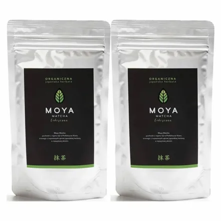 2 x Matcha Codzienna Oryginalna Japońska Herbata BIO 100 g - Moya