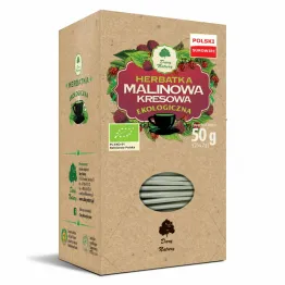 Herbatka Malinowa Kresowa Eko 50 g (25x 2 g) - Dary Natury