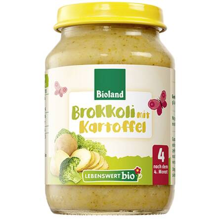 Danie Dla Niemowląt Brokuły z Ziemniakami Bio 190 g - Lebenswert
