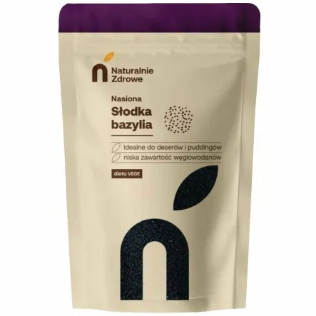 Nasiona Słodkiej Bazylii 200 g - Naturalnie Zdrowe