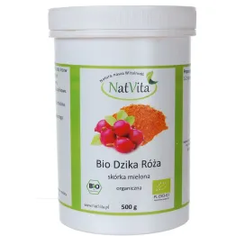 Dzika Róża Skórka Mielona Bio 500g - Natvita