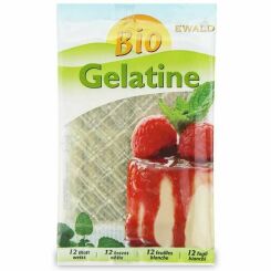 Żelatyna w Listkach 12 Listków Bio 20 g - Ewald